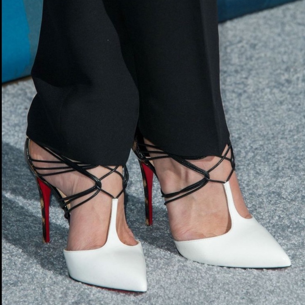 Christian Louboutin Confusa Heels Sz 37.5 - Picture 2 of 16